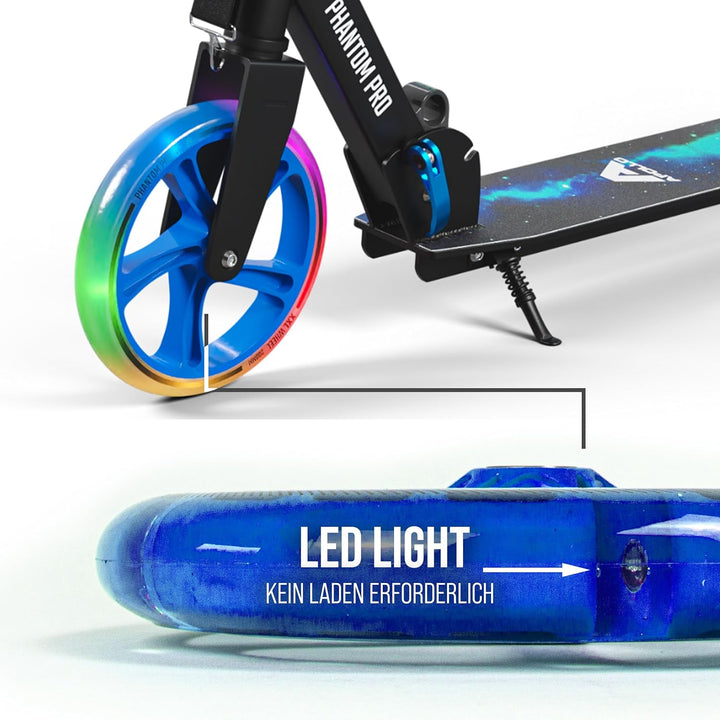 Apollo City Scooter 200mm Ersatzräderset - Pro Wheels mit ABEC 7 Kugellager, Roller Rad Ersatz-Räder