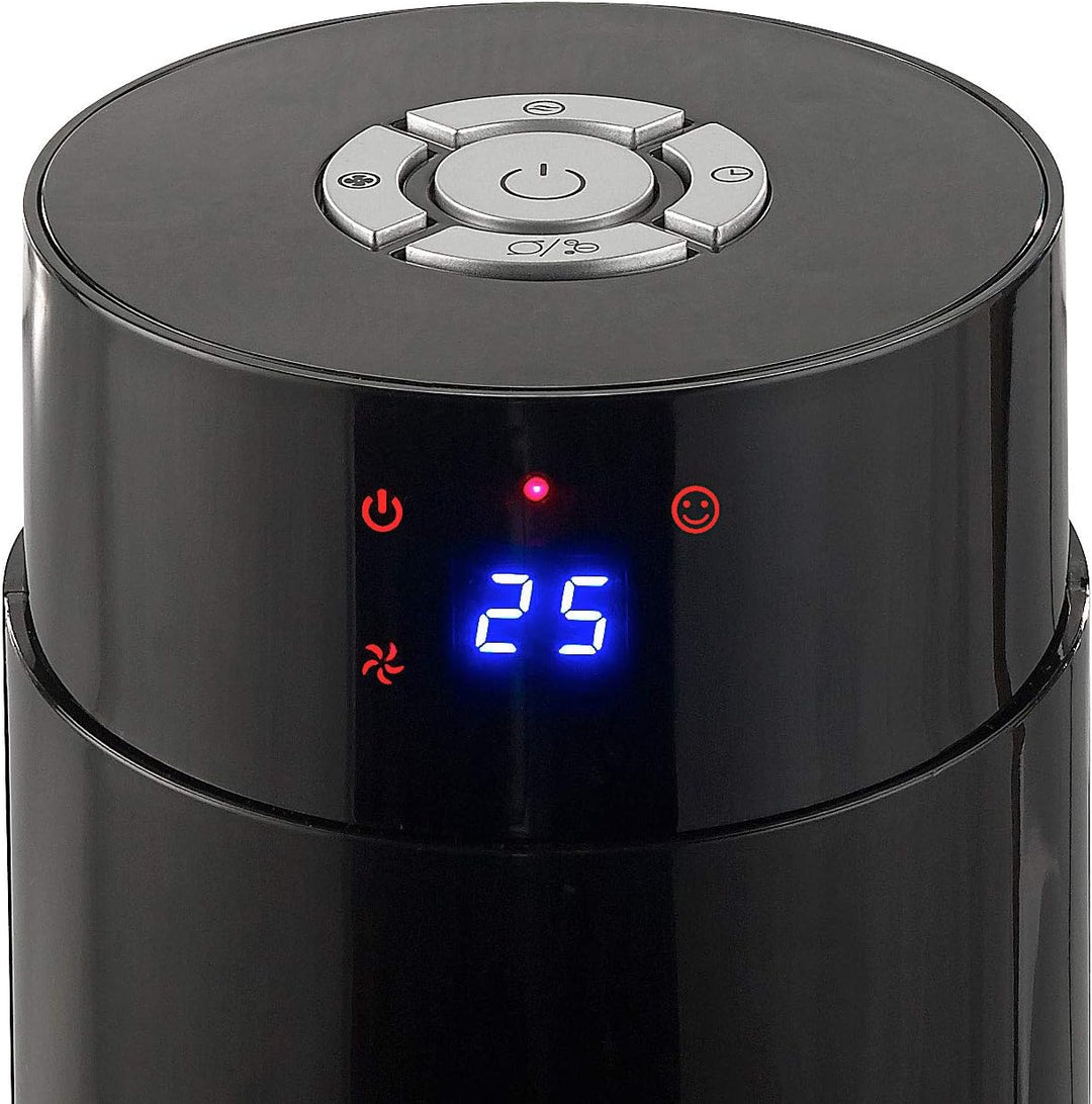 Sichler Haushaltsgeräte Ventilator Turm: Turmventilator, Ionisator, WLAN & App, Siri, Alexa & Google