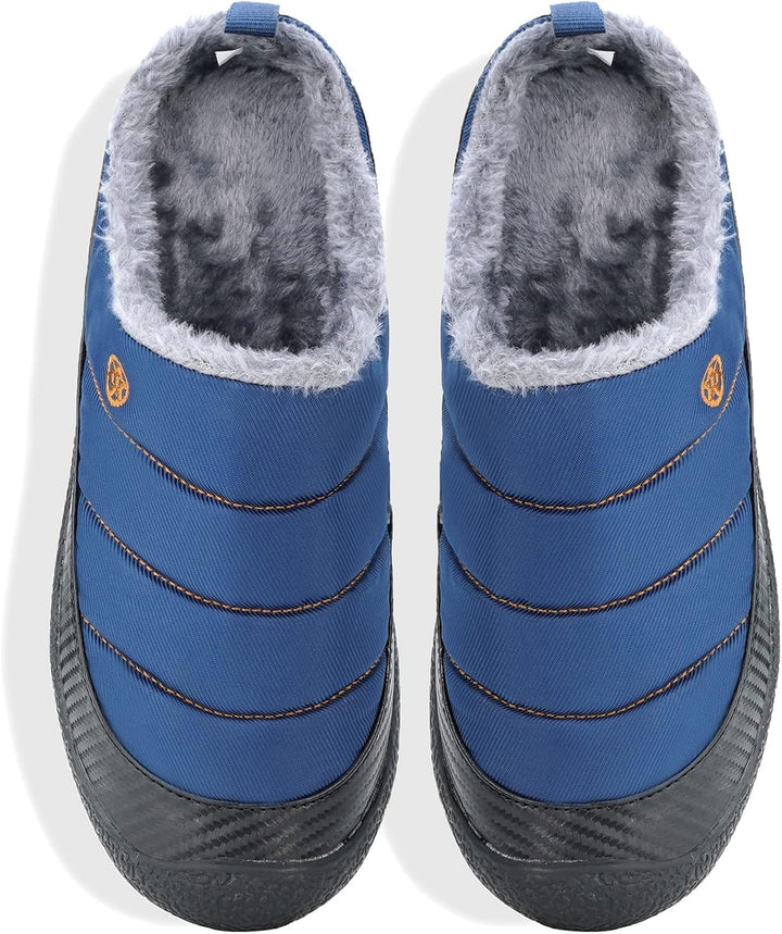 Gaatpot Herren Damen Winter Hausschuhe Plüsch Warm Gefütterte Wasser-Widerstand Slippers Freizeit Ha