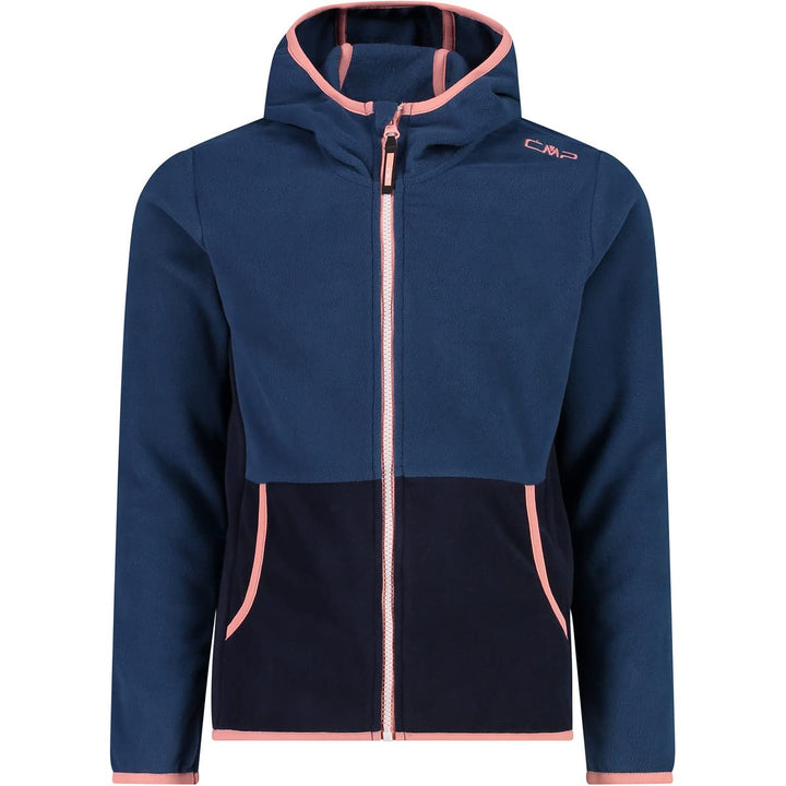 CMP Mädchen Kid G Jacket Fix Hood Jacket 110 Blue Ink, 110 Blue Ink