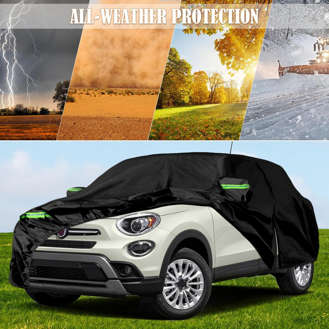 Autoabdeckung Wasserdicht Ersatz für FIAT 500X/Cross/Urban Look/Sport 2015-2023 2024, Auto Abdeckpla