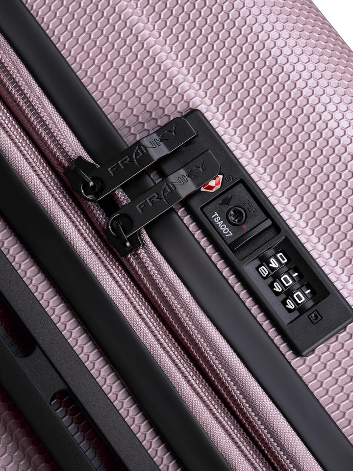 Franky Munich 4.0 Handgepäck Koffer | Hartschalen Trolley mit 4 Rollen, TSA-Zahlenschloss, Arretierb
