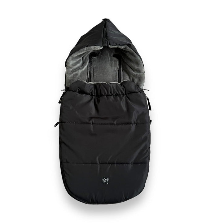 Kaiser 6538525 Babyschalenfusssack Hoody, schwarz