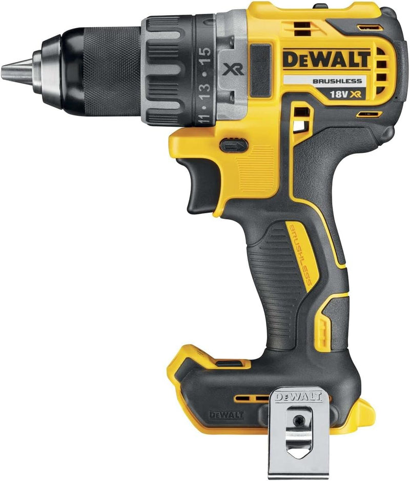 Dewalt 18 Volt 2-Gang Akku Bohrschrauber DCD791NT (kraftvolles 2-Gang Vollmetall-Getriebe, bürstenlo