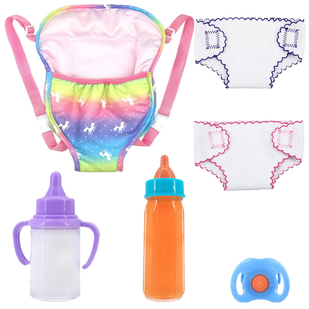 Magische Flasche Baby Puppe Milchfläschchen mit Schnuller, Magische Puppenflasche mit Verschwindende