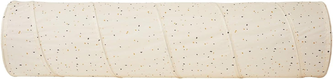 3 Sprouts - Krabbeltunnel für Kinder ab 1 Jahr – Spieltunnel Indoor & Outdoor - Terrazzo Beige, Terr