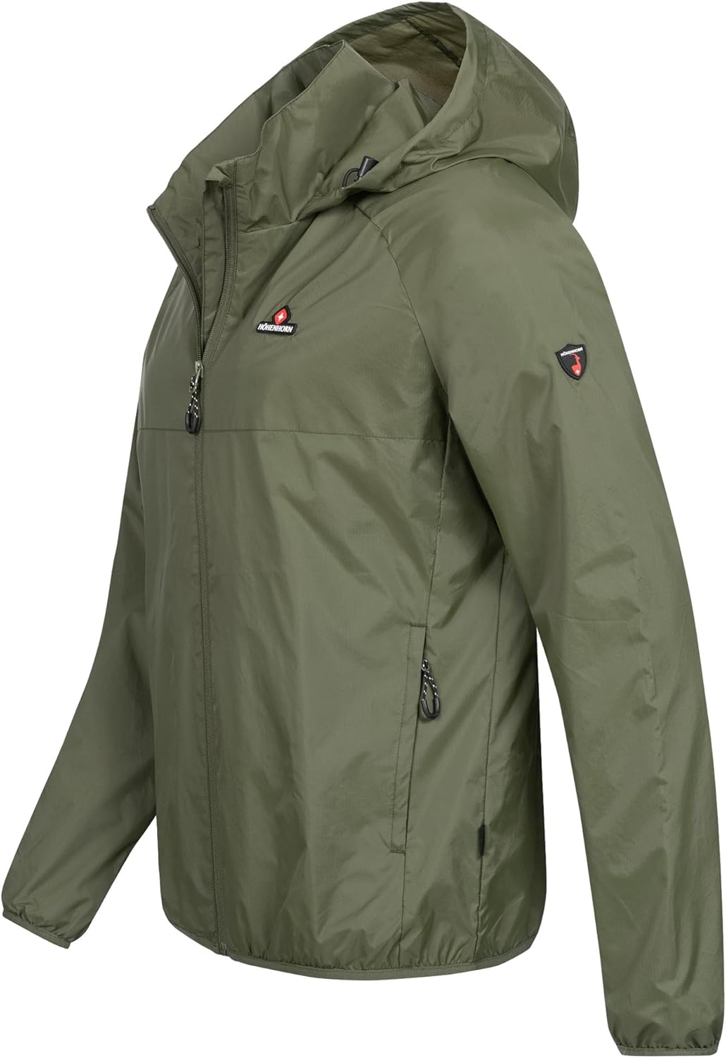 Höhenhorn Rigi Herren Regen Jacke Outdoor Rain Freizeitjacke Kapuze Regenjacke 3XL Grün, 3XL Grün