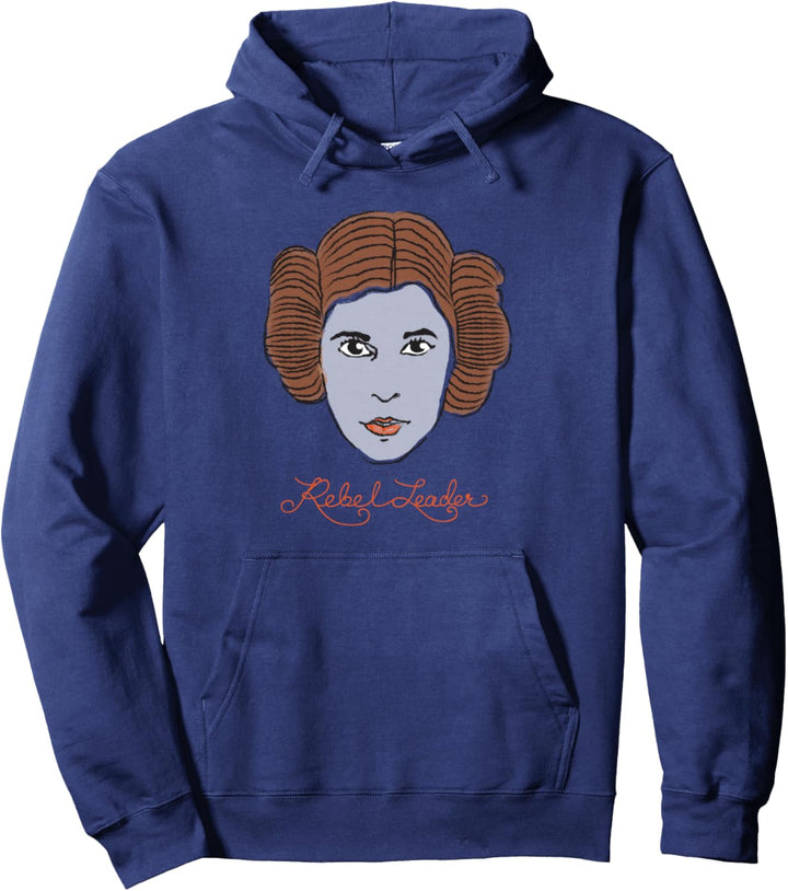 Star Wars Princess Leia Rebel Leader Sketch Pullover Hoodie