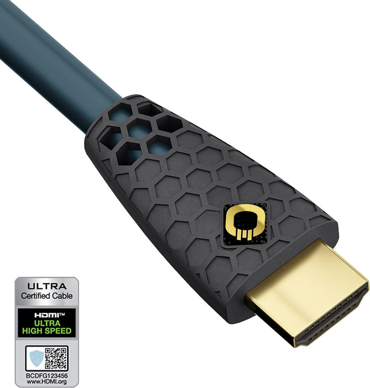 OEHLBACH Hyper Profi Opto 200 - Erstklassiges optisches Digitalkabel mit Toslink-Steckern - 2 m - sc