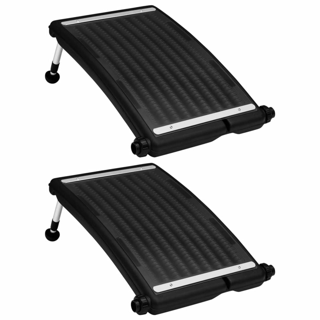 Gecheer 2 STK. Solar-Heizungen, Solar Poolheizung, Solarheizung, Solarkollektor für Pool Gebogen 72,