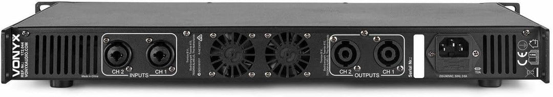 Verstärker - Vonyx VDA500 Class-D-Stereo-Verstärker 500 Watt (2x 250 Watt) - Schwarz