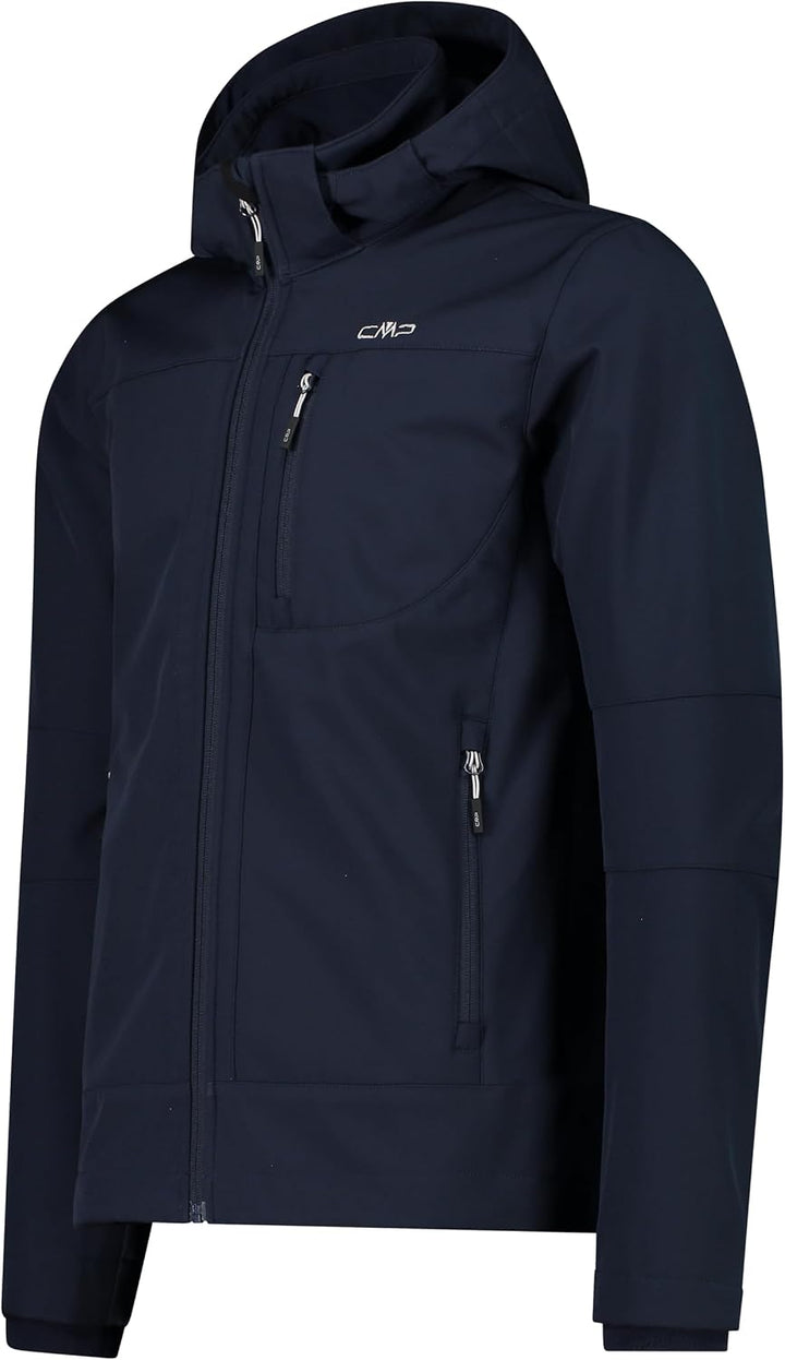 CMP Herren Herrenjacke mit Reissverschluss und Kapuze Softshelljacke 54 B.Blue-Ice, 54 B.Blue-Ice