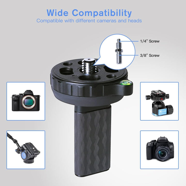 SIRUI ST-Z Kurze Mittelsäule, Kohlefaser-Säule für ST-Stative, Unterwinkelfotografie, Passend für SI