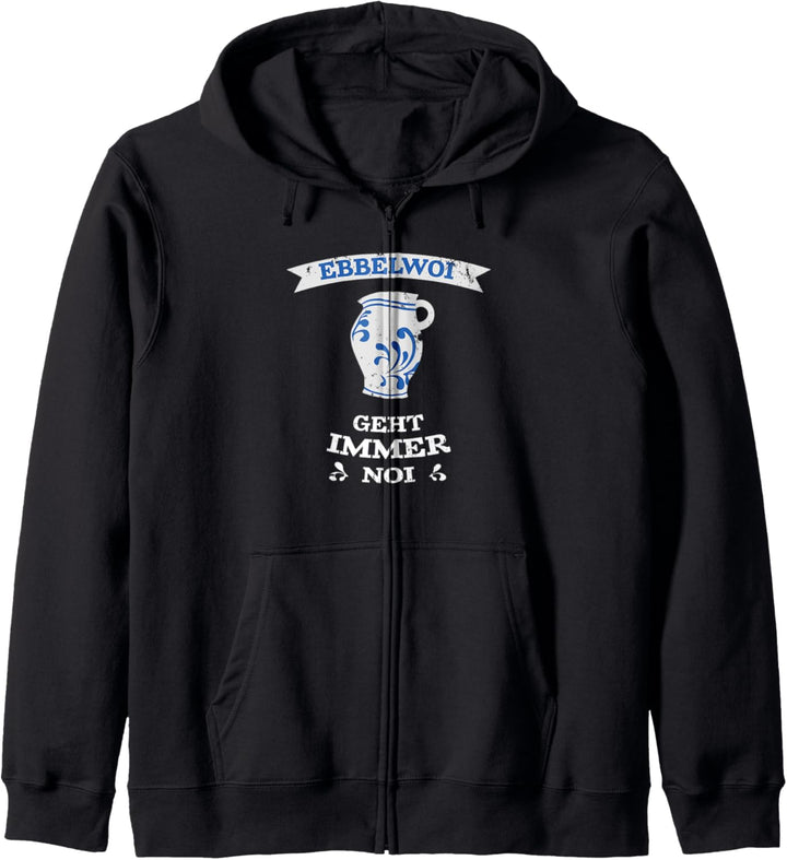 Apfelwein Bembel Hessisch | Lustiges Geschenk zu Weihnachten Kapuzenjacke