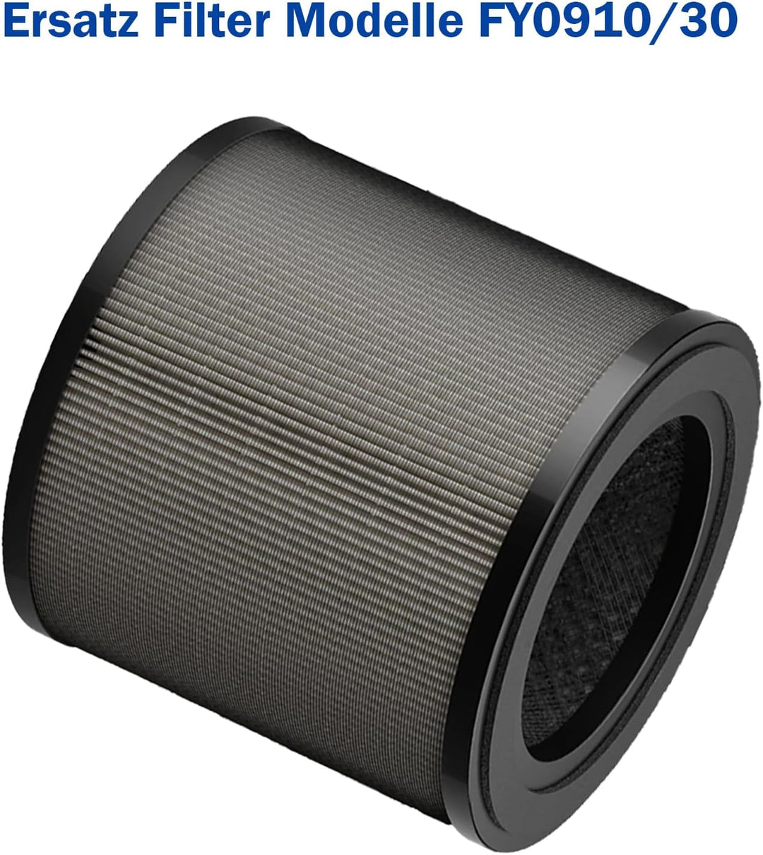 FY0910 Ersatzfilter für Philips 900 Serie AC0950/10 AC0951/13 Luftreiniger, 3-in-1, H13 True Hepa mi