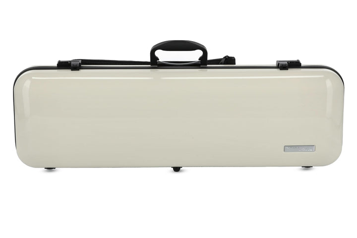 GEWA Violinkoffer AIR 2.1 beige hochglanz Made in Germany beige ohne zusätzlichen Seitengriff, beige