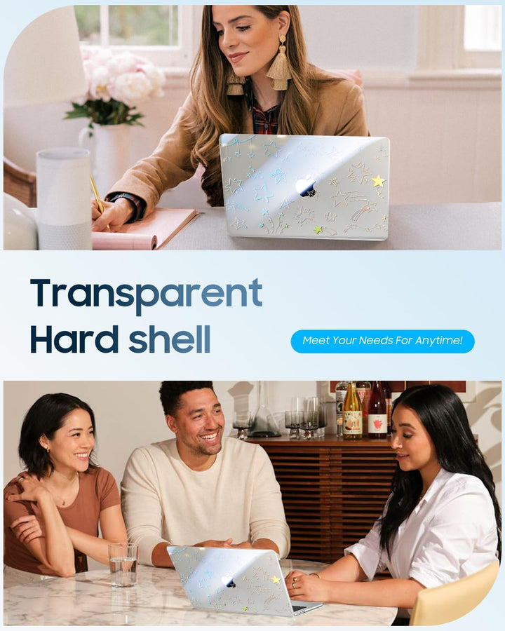 Fintie Hülle Kompatibel mit MacBook Air 13,6 Zoll M5 M4 M3 M2 (2026-2022) A3449 A3240 A3113 A2681, U