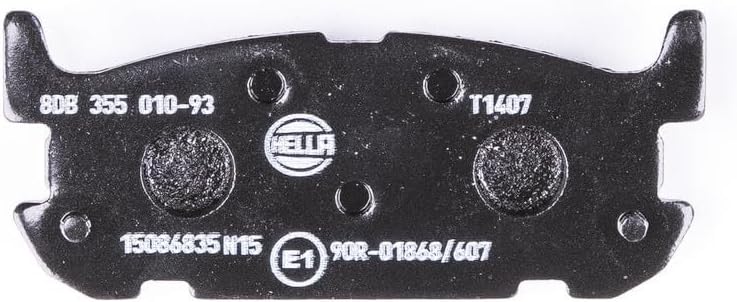 HELLA PAGID 8DB 355 010-931 Bremsbelagsatz - T1407 - Dicke/Stärke: 12.6mm - Bremssystem: Akebono - m