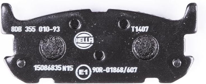 HELLA PAGID 8DB 355 010-931 Bremsbelagsatz - T1407 - Dicke/Stärke: 12.6mm - Bremssystem: Akebono - m