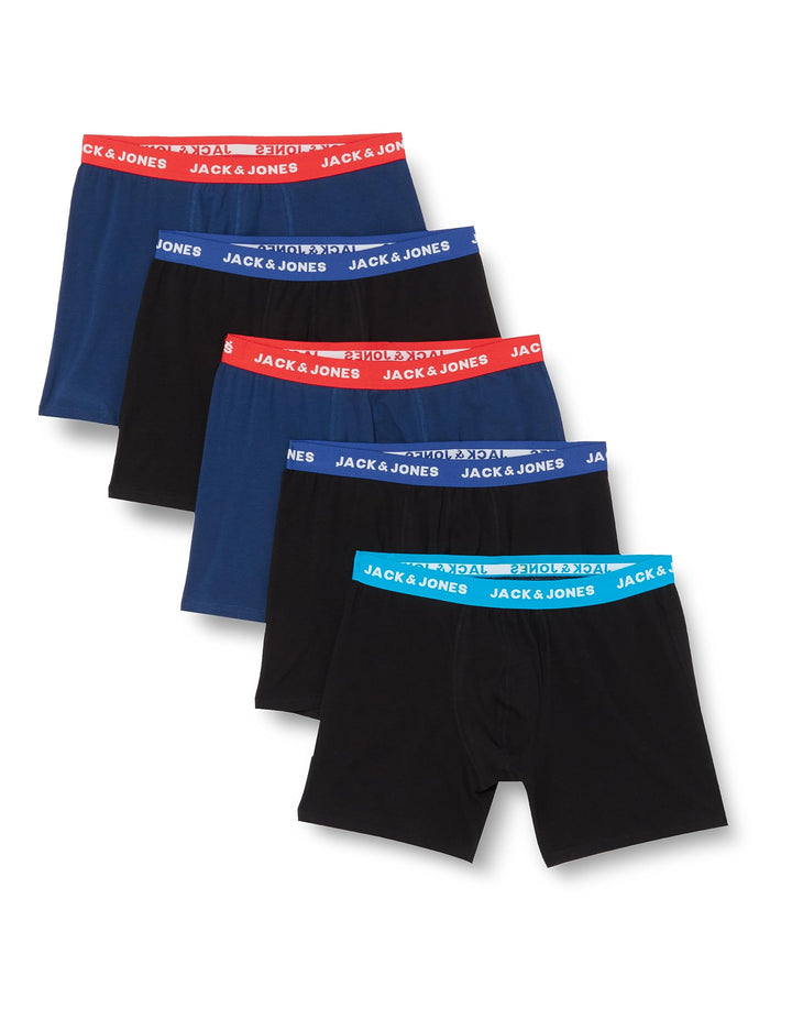 JACK & JONES Herren Boxershorts 5XL Surf The Web/Pack:surf The Web - Estate Blue - Estate Blue - Blu
