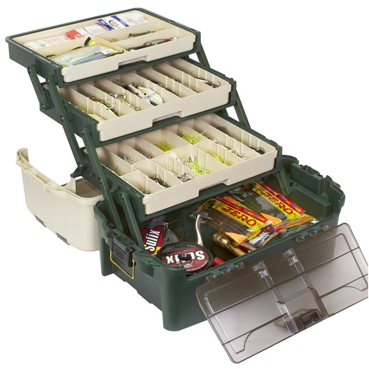 Plano Hybrid Hip Tackle System, Einheitsgrösse, Weiss und Grün, Premium Tackle Storage with Removabl