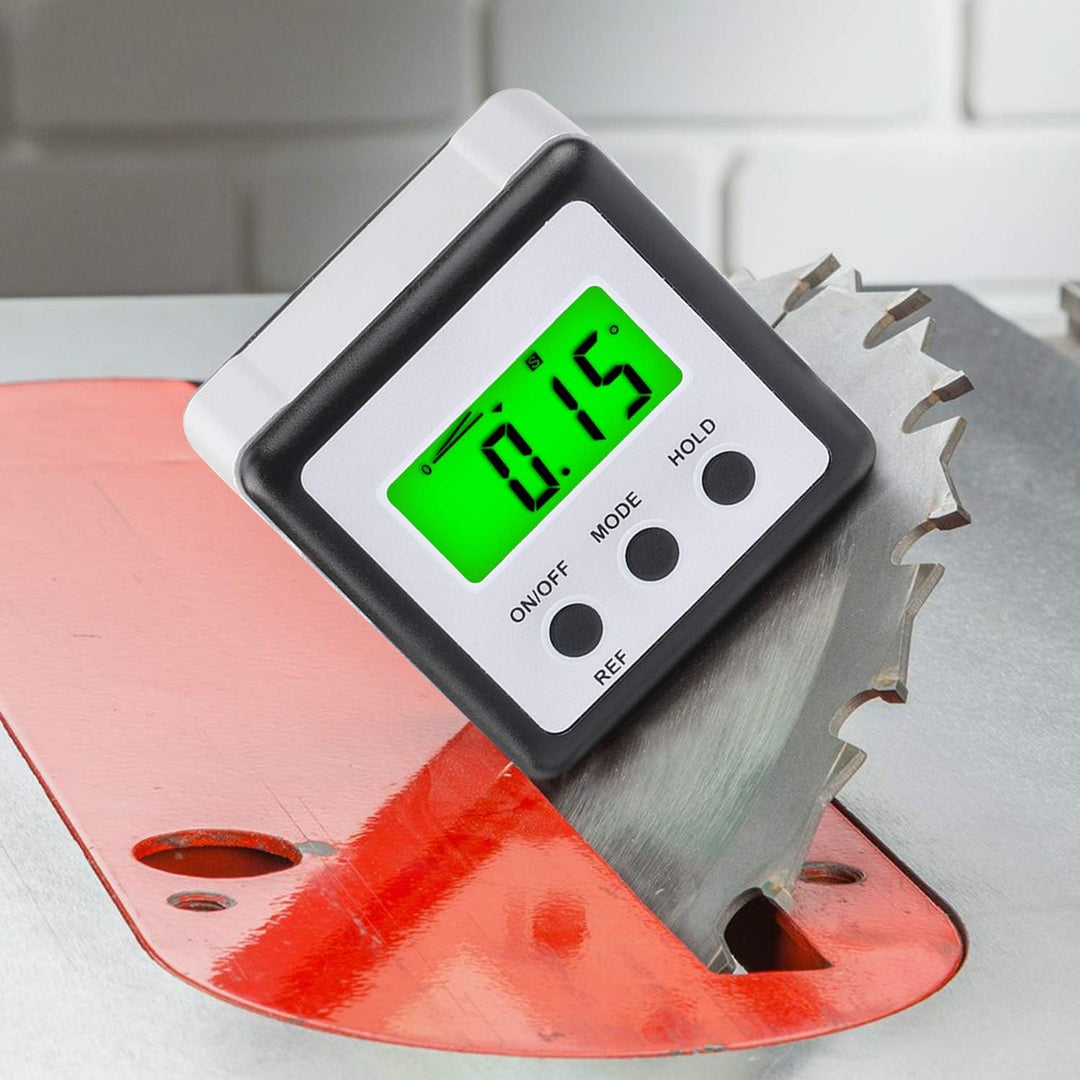 FOLAI Digitaler LCD Winkelmesser Neigungsmesser Inklinometer Wasserdicht Bevel Box Winkelmessgerät M