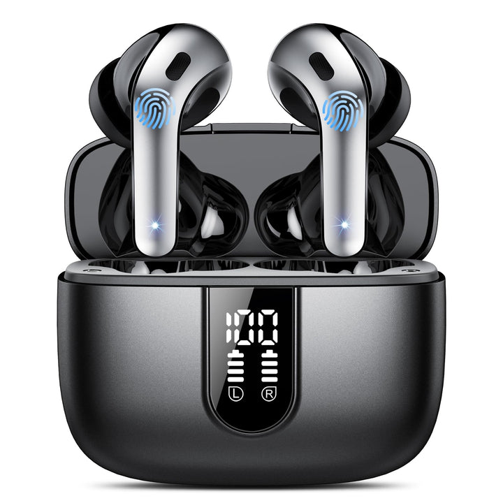 Bluetooth Kopfhörer, In Ear Kopfhörer Kabellos Bluetooth 5.3 mit 50H Tiefer Bass, 2024 Neue Kabellos
