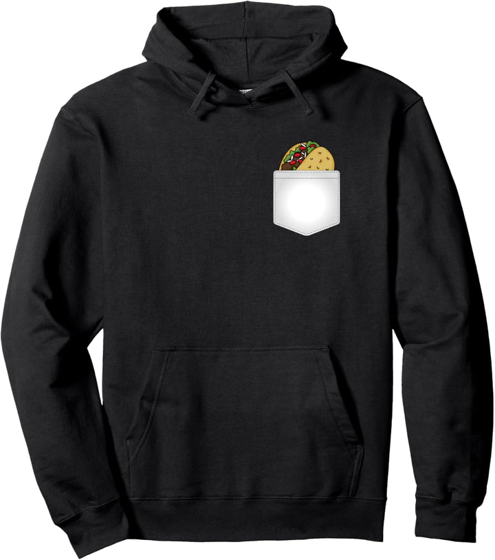 Döner in Brusttasche Pullover Hoodie