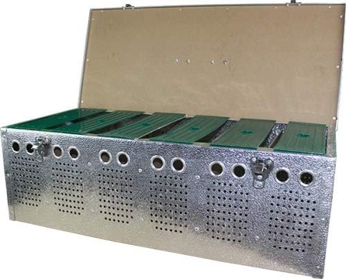 Hemel Transportkiste aus Aluminium für Tauben oder kleine Nagetiere