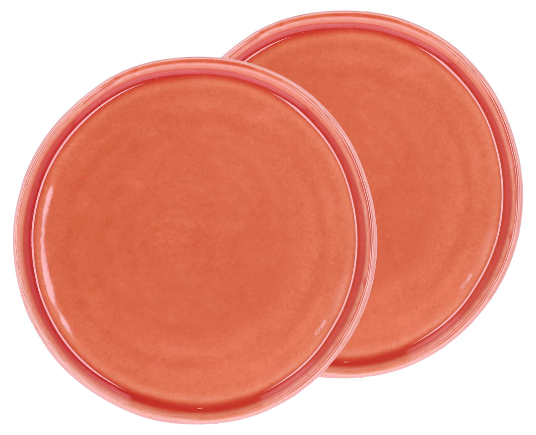 Villa Collection Allure Kuchenteller Dia 17 x 2 cm 2 Stck. Amber 2 cm - dia. 17 cm Orange, 2 cm - di