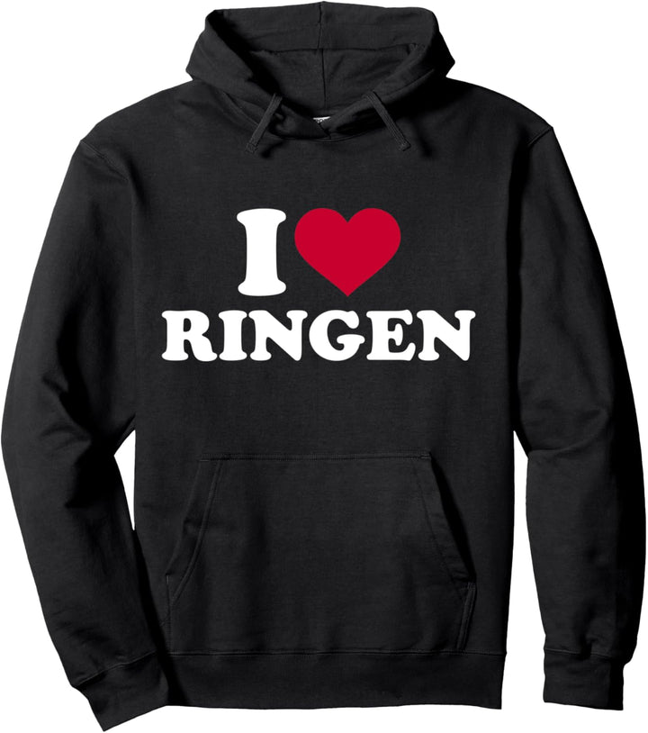 Ich liebe Ringen Pullover Hoodie