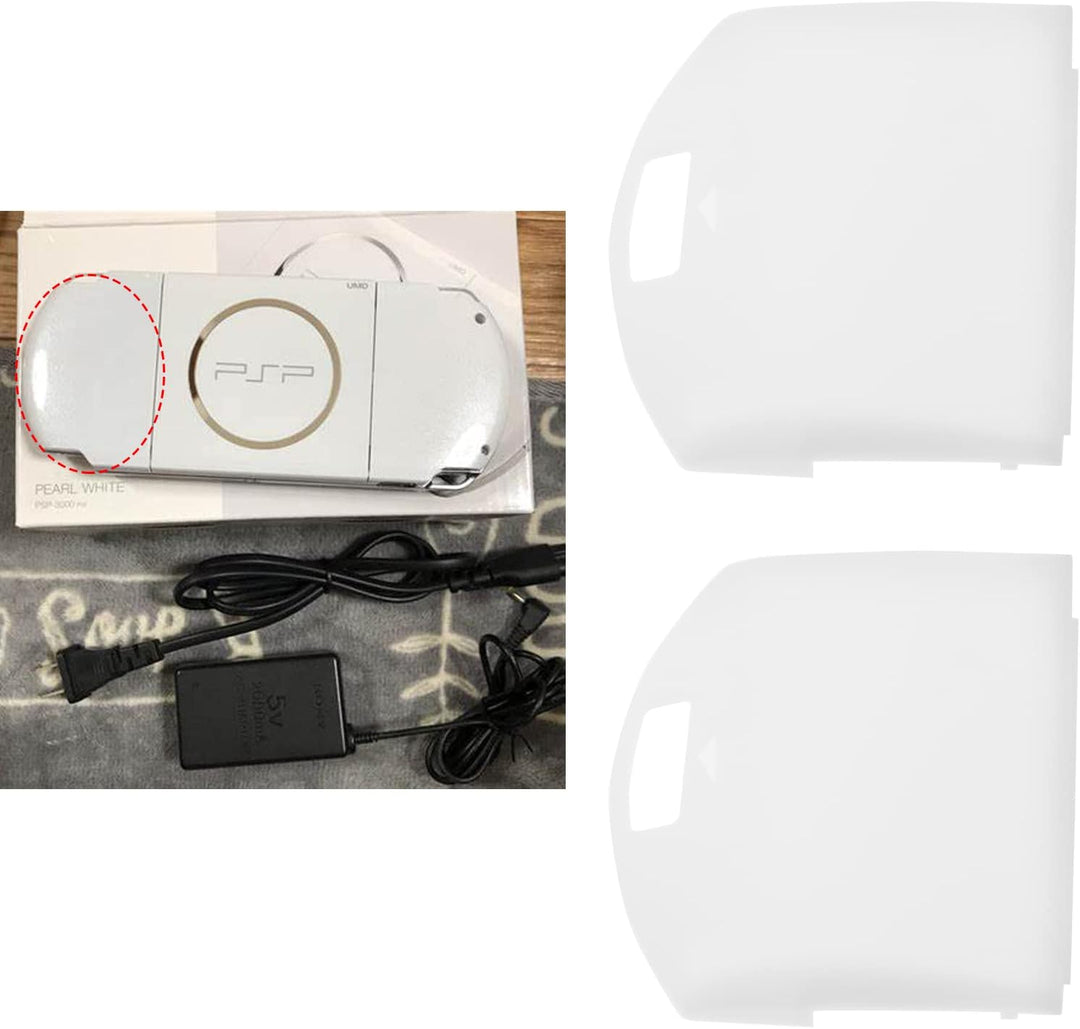 eMagTech 4X Ersatz-Akkuabdeckung Akku-Gehäuse Akku-Schutz Türdeckel Kompatibel mit Sony PSP 1000-Ser