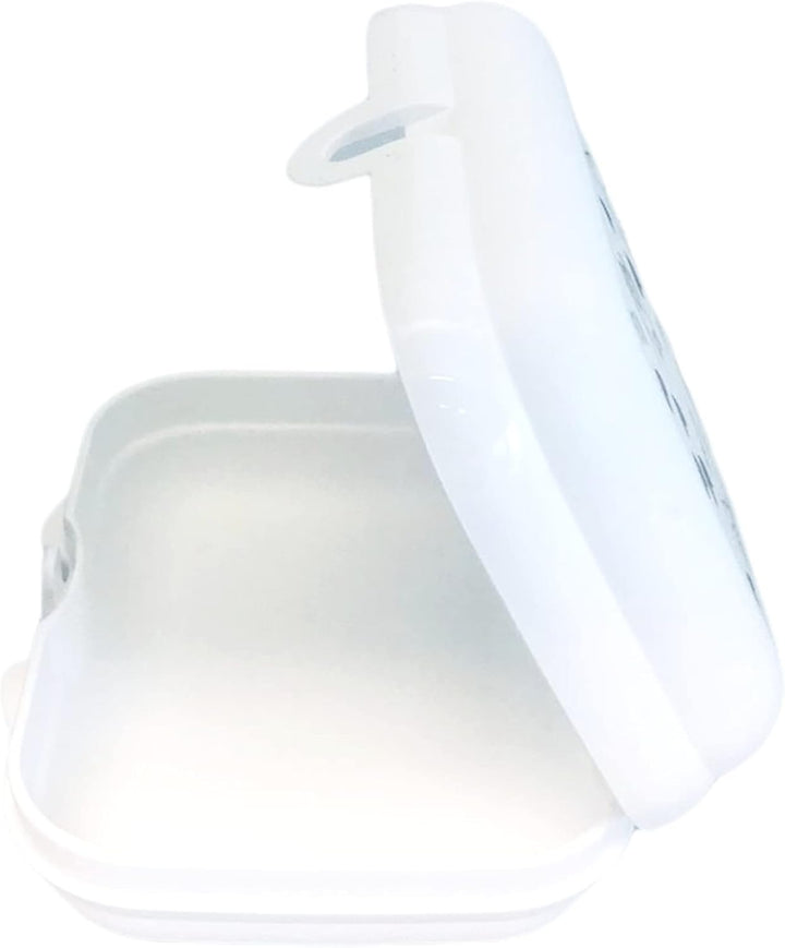 Tupperware to Go Twin weiss Love Kiss Brotdose Sandwich Box Behälter Kindi Twin Kind Kindergarten Sc