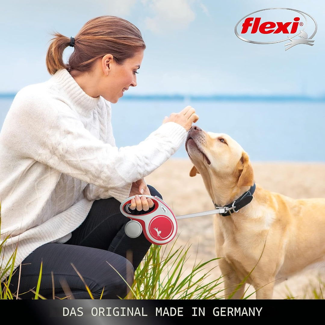 flexi Rollleine New Comfort - rot- L - 8 m, 4000498043806, rot, small Single, Single