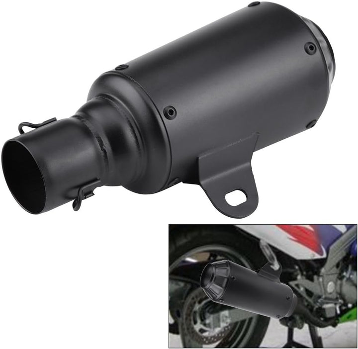 Motorrad Auspuffrohr, Universal Schalldämpfer Auspuff Endrohr Endrohr Spitze Edelstahl für die meist