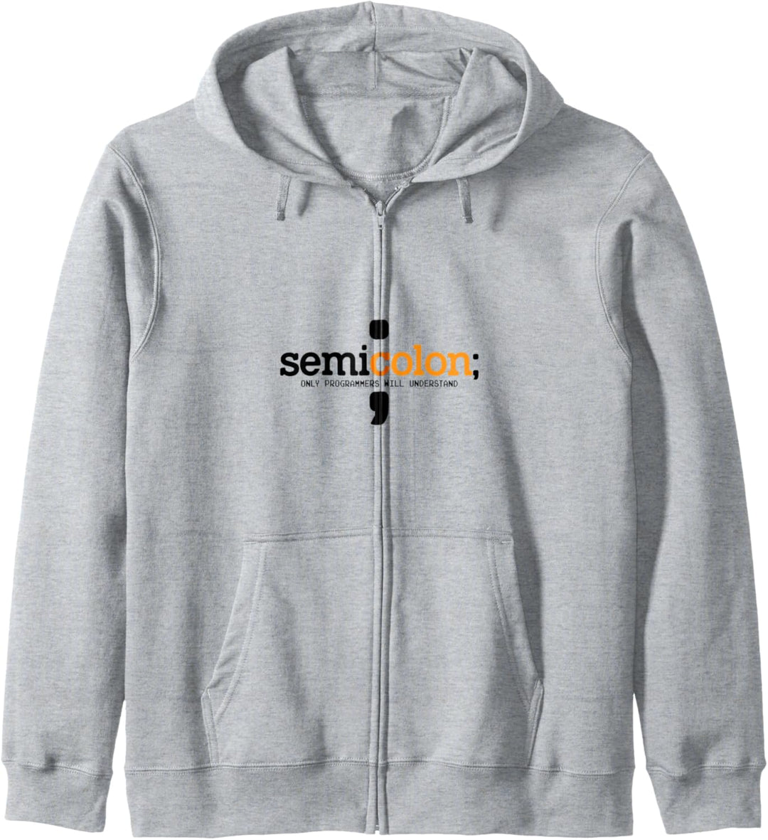 Nur Semicolon Programmierer verstehen Coder Nerd Geek Kapuzenjacke