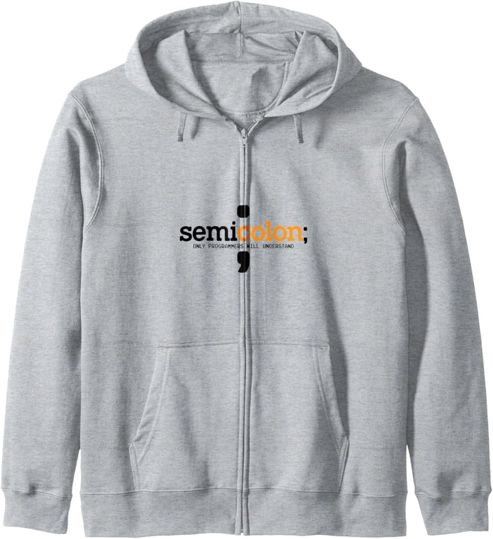 Nur Semicolon Programmierer verstehen Coder Nerd Geek Kapuzenjacke