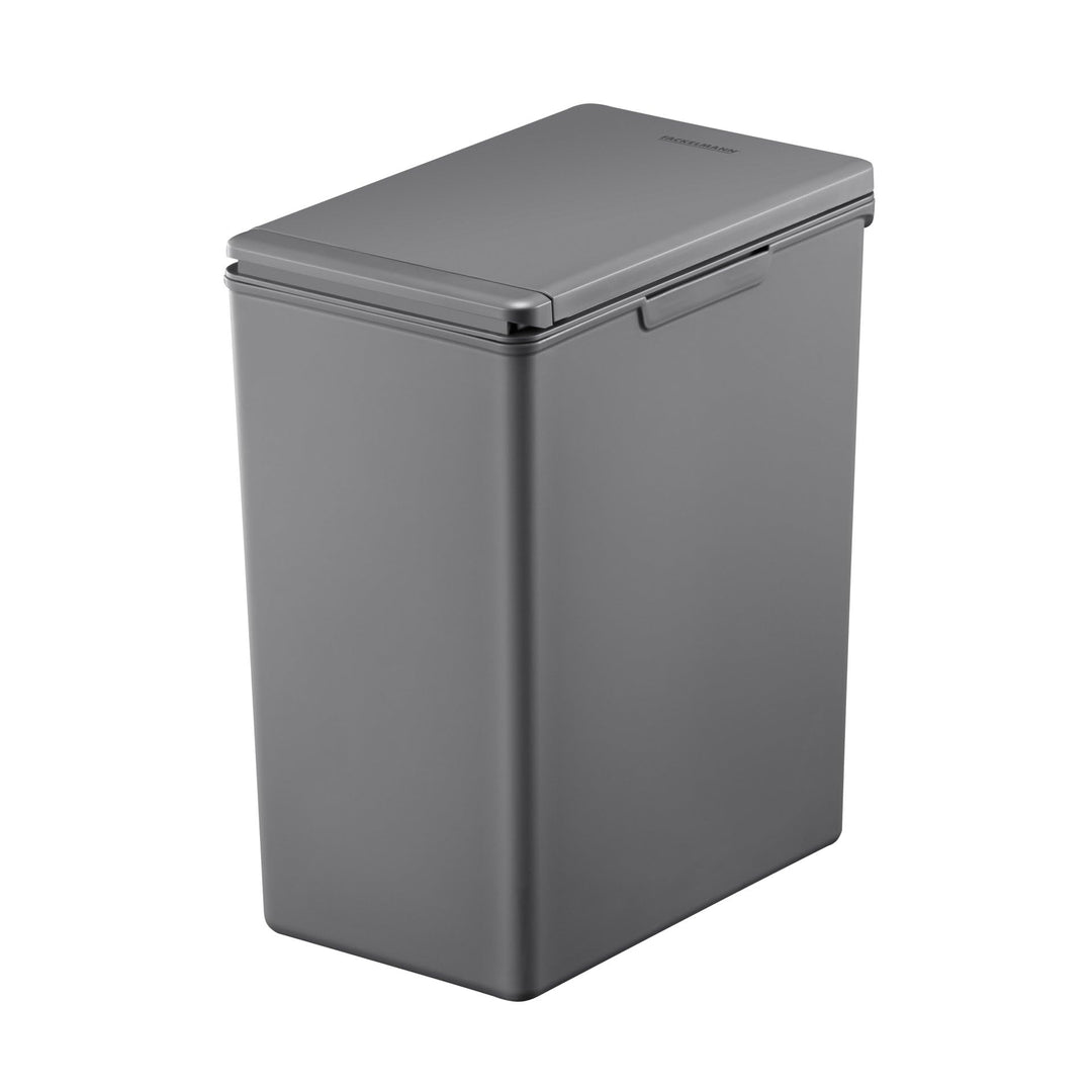 Fackelmann OSLO Touch Abfallsammler 20L, Dunkelgrau – Ideal als Mehrfachsammler, leicht &amp; robust mit