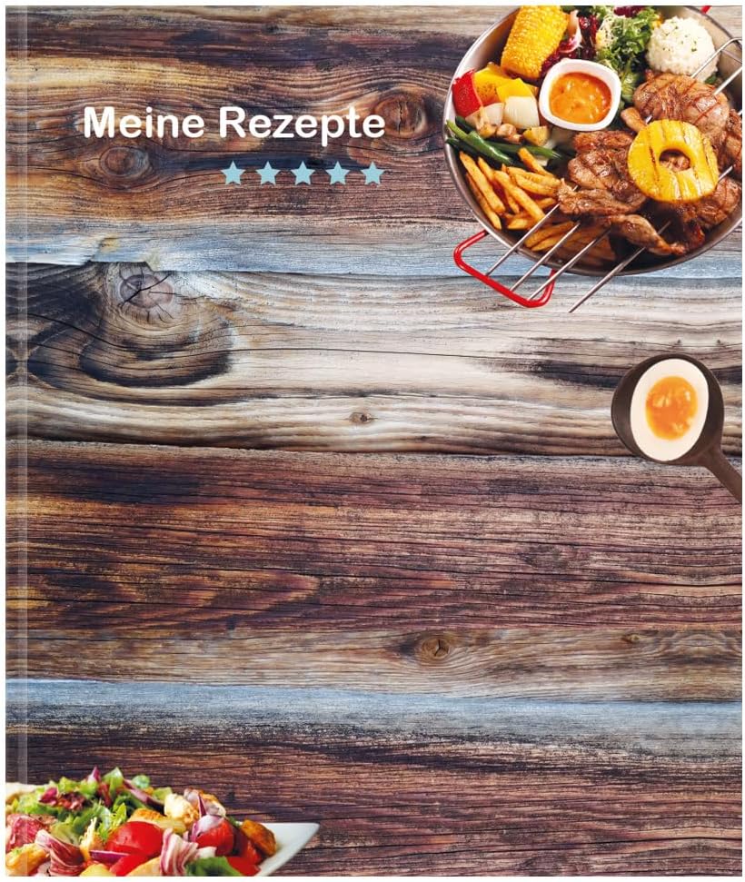 PRICARO Rezeptordner mit Rezeptblock "Farmhouse", A4