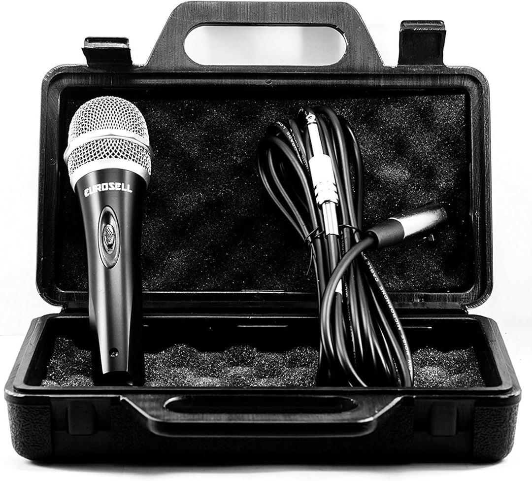 TronicXL Mikrofon dynamisch + Koffer + Kabel + Adapter XLR Klinke 6,35mm 3,5mm Universal Handmikrofo