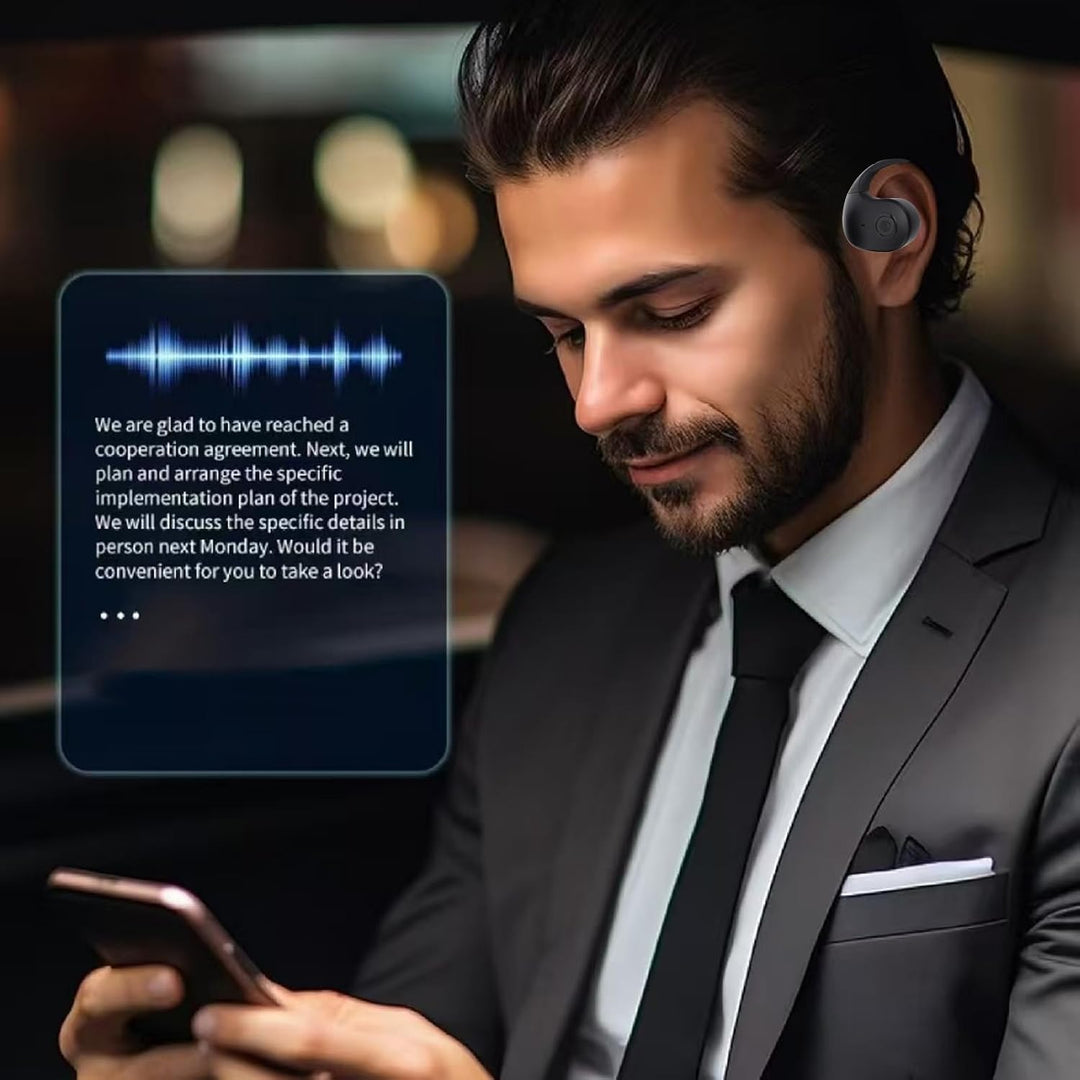 Übersetzer -Ohrhörer, 144 Sprachen Online Praktische 5.4 Wireless über Ohrohrohrhörer mit App Überse