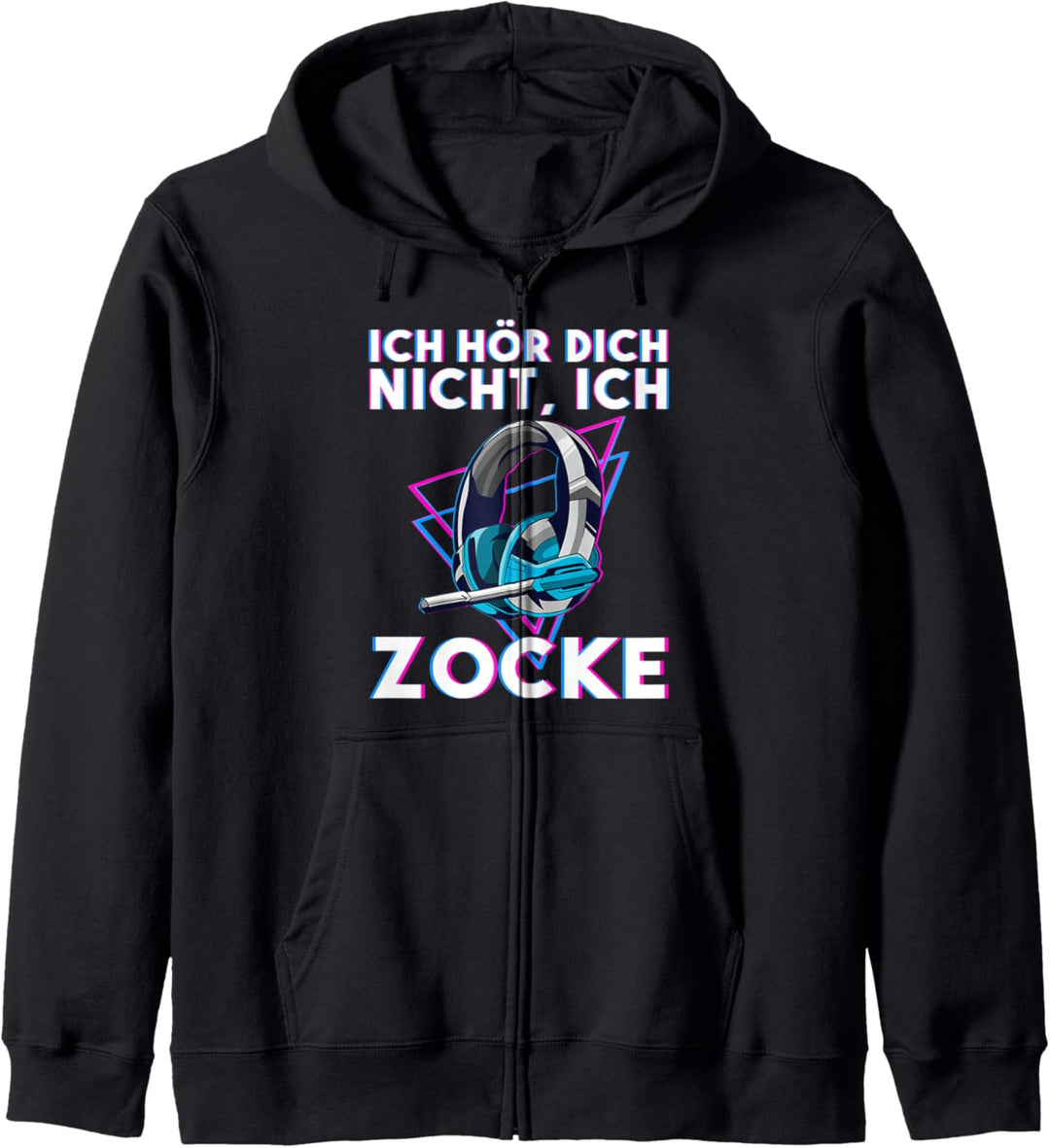 Zocker Gamer Spruch Konsole Zocken Kapuzenjacke