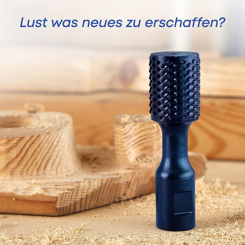 ALKENWALD® Zylinderfräser Holz Fein 25mm - Winkelschleifer Zubehör für Holzbearbeitung - Frässcheibe