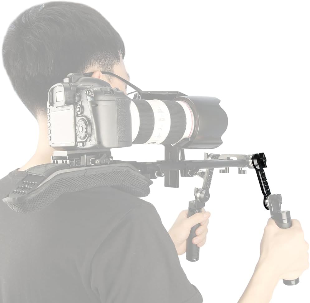 NICEYRIG Verlängerungs Arm mit Rosette für ARRI Standard Handgriff Ausrüstung mit Rosetten Halterung