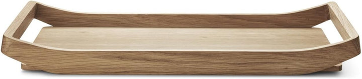 Georg Jensen GJ 3390239 Barbry Tablett Eichenholz, braun, 6,6 x 32 x 51,8 cm