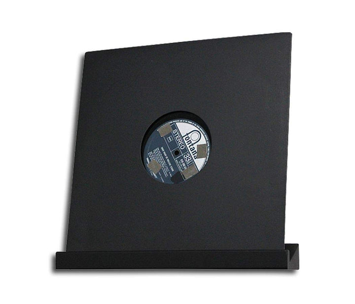Protected Schallplatten Wandleiste aus Holz schwarz