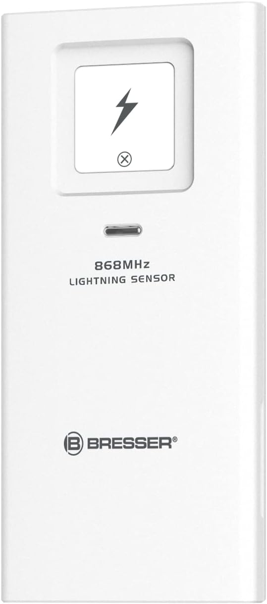 Bresser Blitzsensor als zusätzlicher Aussensensor für Wetter-Center 7003210, 7003220, 7003230, Funkf