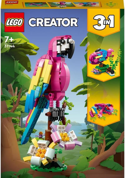 LEGO® Creator 31144 Exotischer pinkfarbener Papagei, Schwarz