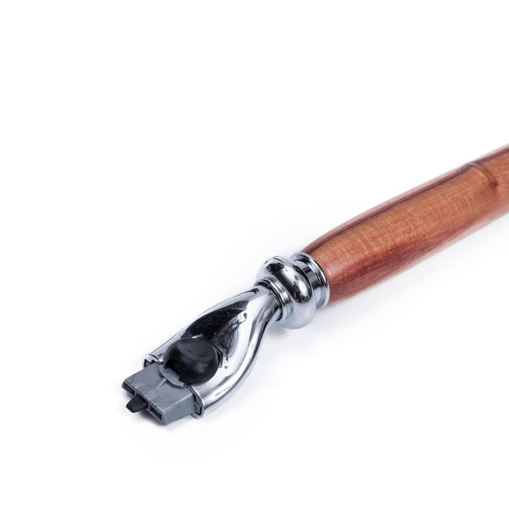 MÜHLE Nassrasierer - Kosmo Serie - kompatibel mit Gillette-Klingen - Mooreiche