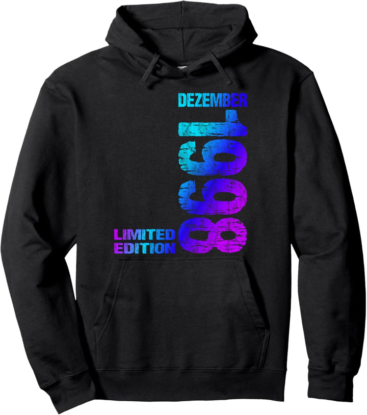 Dezember 1998 Mann Frau 25. Geburtstag Limited Edition Pullover Hoodie